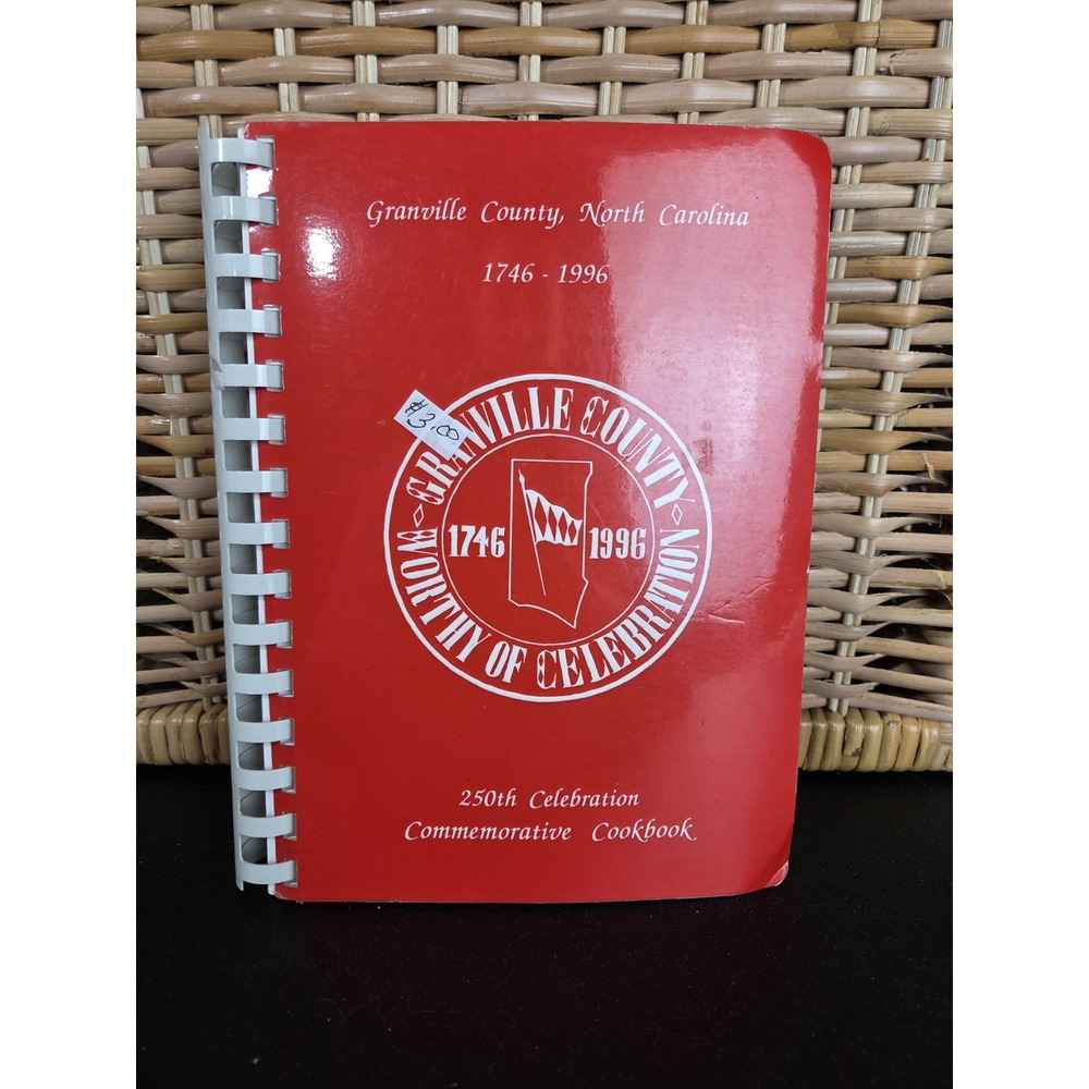 Granville County‎ North Carolina Commemorative Cookbook 1996 Vintage Spiral